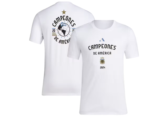 adidas Argentina Copa America 2024 Winners Shirt - White