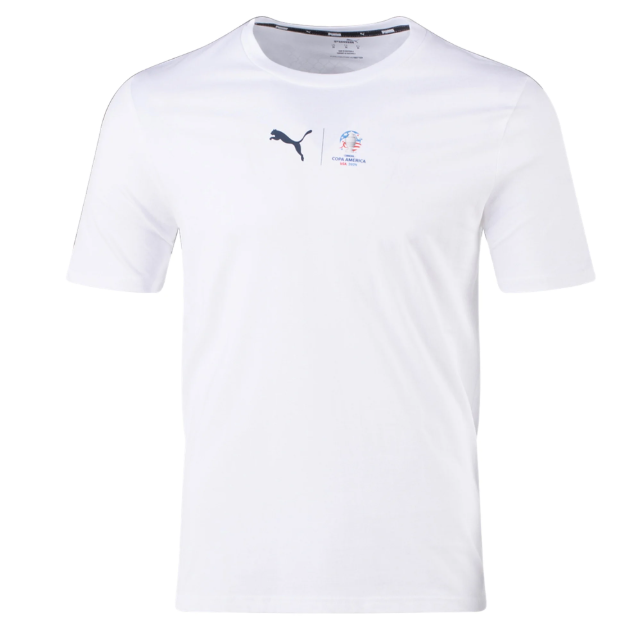 Puma Cumbre Copa America 2024 Official Logo Shirt - White