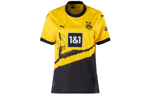 Puma BVB Borussia Dortmund 2023 -24 Womens Home Jersey - Yellow/Black