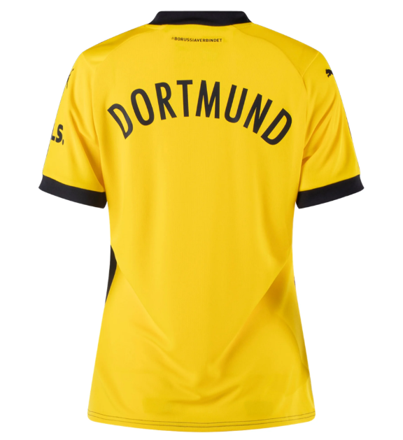 Puma BVB Borussia Dortmund 2023 -24 Womens Home Jersey - Yellow/Black