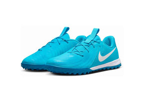 Nike Jr Phantom GX2  Academy TF Turf Shoes - Blue Fury/White
