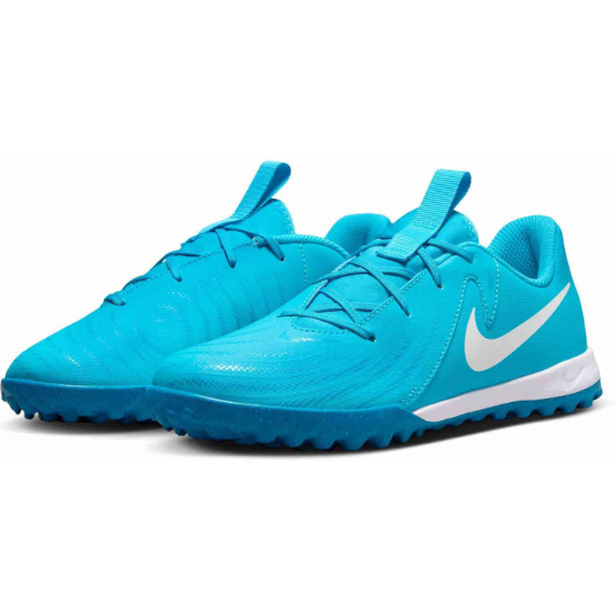 Nike Jr Phantom GX2 Academy TF Turf Shoes - Blue Fury/White