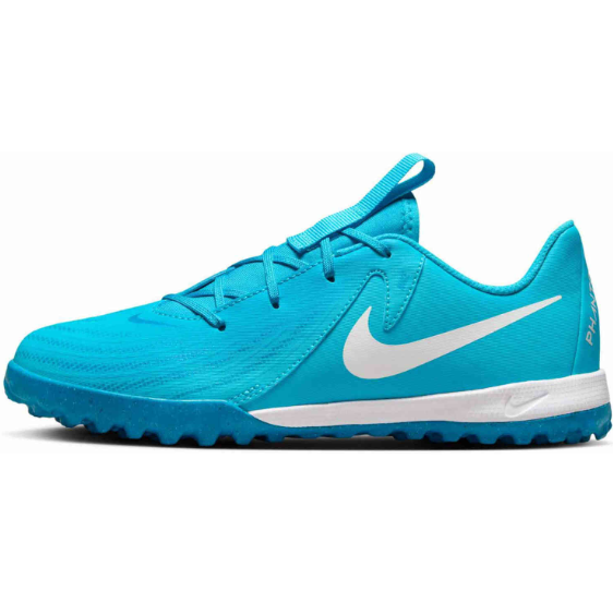Nike Jr Phantom GX2 Academy TF Turf Shoes - Blue Fury/White