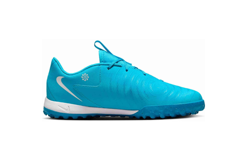 Nike Jr Phantom GX2  Academy TF Turf Shoes - Blue Fury/White
