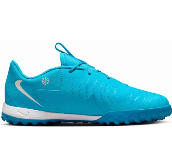 Nike Jr Phantom GX2 Academy TF Turf Shoes - Blue Fury/White