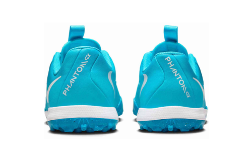 Nike Jr Phantom GX2  Academy TF Turf Shoes - Blue Fury/White