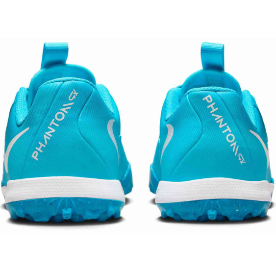 Nike Jr Phantom GX2 Academy TF Turf Shoes - Blue Fury/White