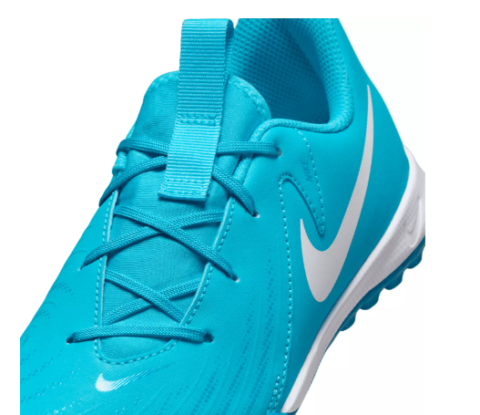 Nike Jr Phantom GX2 Academy TF Turf Shoes - Blue Fury/White