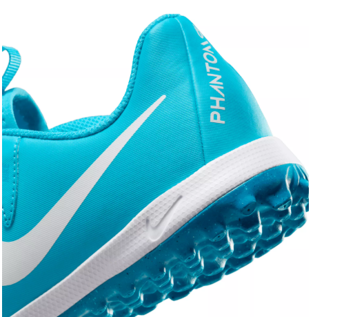 Nike Jr Phantom GX2 Academy TF Turf Shoes - Blue Fury/White