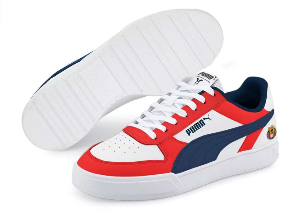 Puma Caven 2.0 VTG Chivas Guadalajara Lifestyle / Street Shoes - White/High Risk Red/Peacoat
