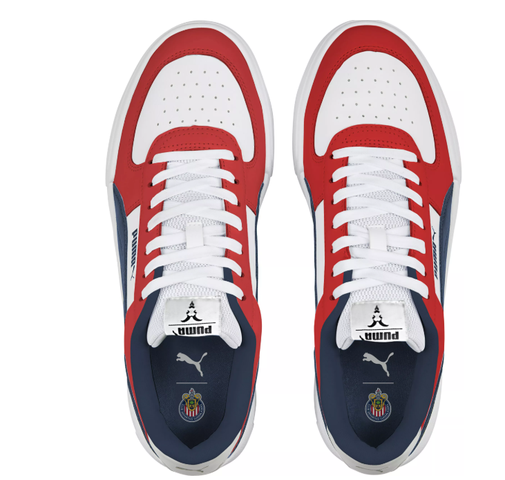 Puma Caven 2.0 VTG Chivas Guadalajara Lifestyle / Street Shoes - White/High Risk Red/Peacoat