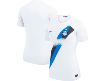 Nike Womens Inter MIlan 2023 - 24 Away Jersey - White/Royal Blue/Indigo