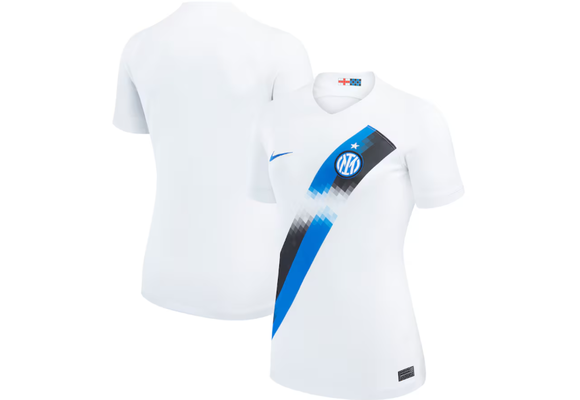 Nike Womens Inter MIlan 2023 - 24 Away Jersey - White/Royal Blue/Indigo