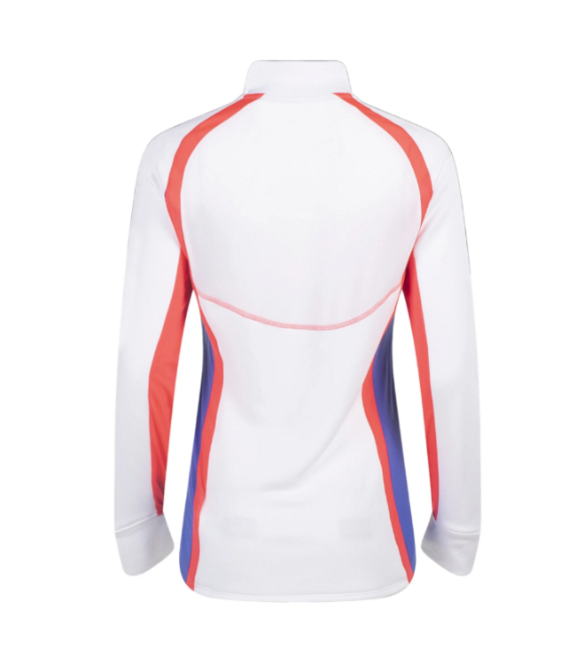 Puma Puma Womens Blaze Quarter Zip Training Top - White/Fire Orchid/Blue