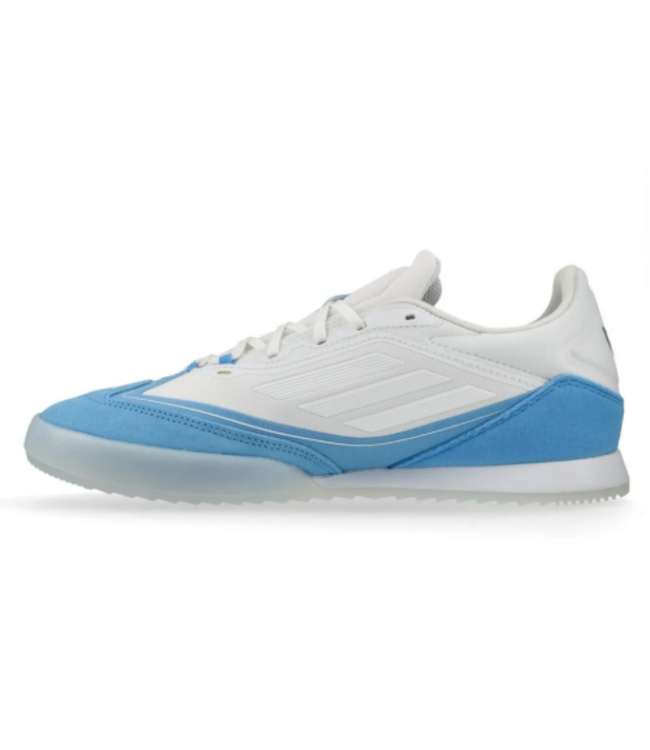 adidas adidas Messi F50 Freestyle 24 Triunfo Dorado IN Indoor -  Cloud White/Gold Metallic/Blue Burst