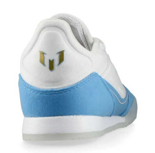 adidas Messi F50 Freestyle 24 Triunfo Dorado IN Indoor -  Cloud White/Gold Metallic/Blue Burst