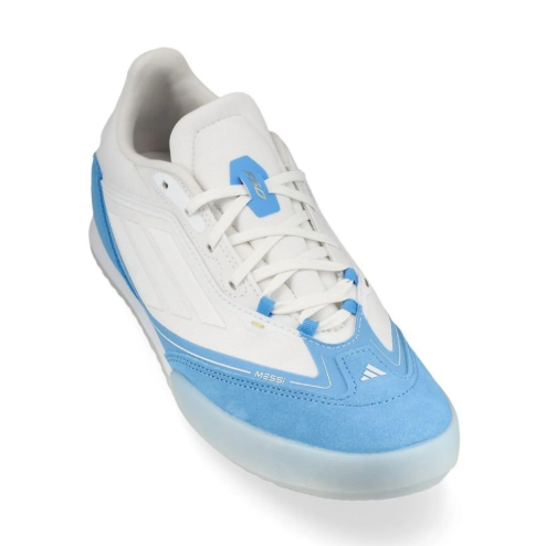 adidas Messi F50 Freestyle 24 Triunfo Dorado IN Indoor -  Cloud White/Gold Metallic/Blue Burst