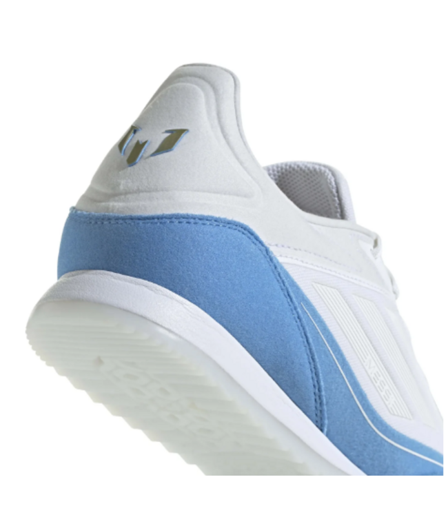 adidas adidas Messi F50 Freestyle 24 Triunfo Dorado IN Indoor -  Cloud White/Gold Metallic/Blue Burst