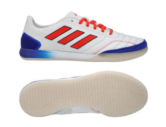 adidas Top Sala 2 Competition Indoor Shoes - White/Solar Red/Lucid Blue