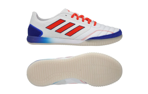adidas Top Sala 2 Competition Indoor Shoes - White/Solar Red/Lucid Blue