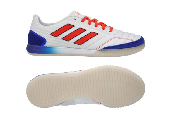 adidas Top Sala 2 Competition Indoor Shoes - White/Solar Red/Lucid Blue