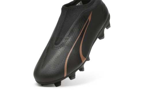 Puma Jr Ultra Match LL Laceless Eclipse Pack FG/AG - Black/Copper Rose