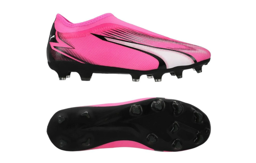 Puma Ultra Match LL Laceless FG/AG - Poison Pink/White/Black