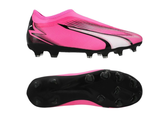 Puma Ultra Match LL Laceless FG/AG - Poison Pink/White/Black