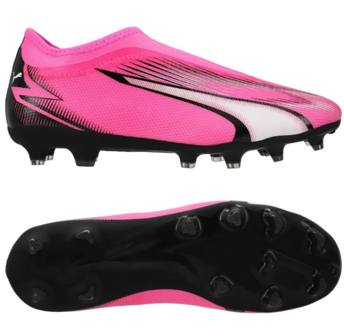 Puma Ultra Match LL Laceless FG/AG - Poison Pink/White/Black