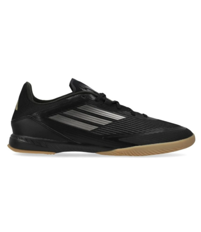 adidas adidas F50 League IN Indoor Soccer Shoes - Core Black/Iron Metallic/Gold