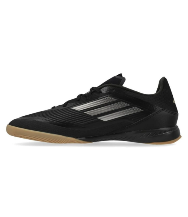 adidas adidas F50 League IN Indoor Soccer Shoes - Core Black/Iron Metallic/Gold