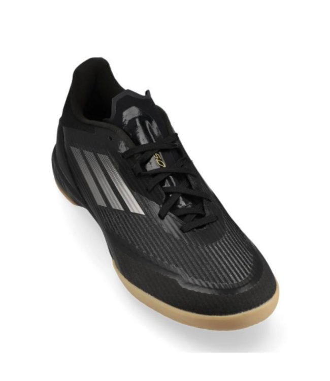 adidas adidas F50 League IN Indoor Soccer Shoes - Core Black/Iron Metallic/Gold