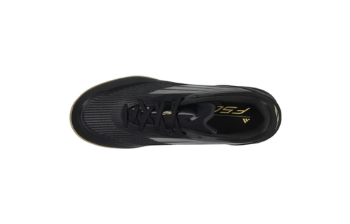 adidas F50 League IN Indoor Soccer Shoes - Core Black/Iron Metallic/Gold