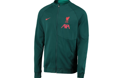 Nike 2022-2023 Liverpool Academy Pro Anthem Jacket - Dark Atomic Teal/Siren Red