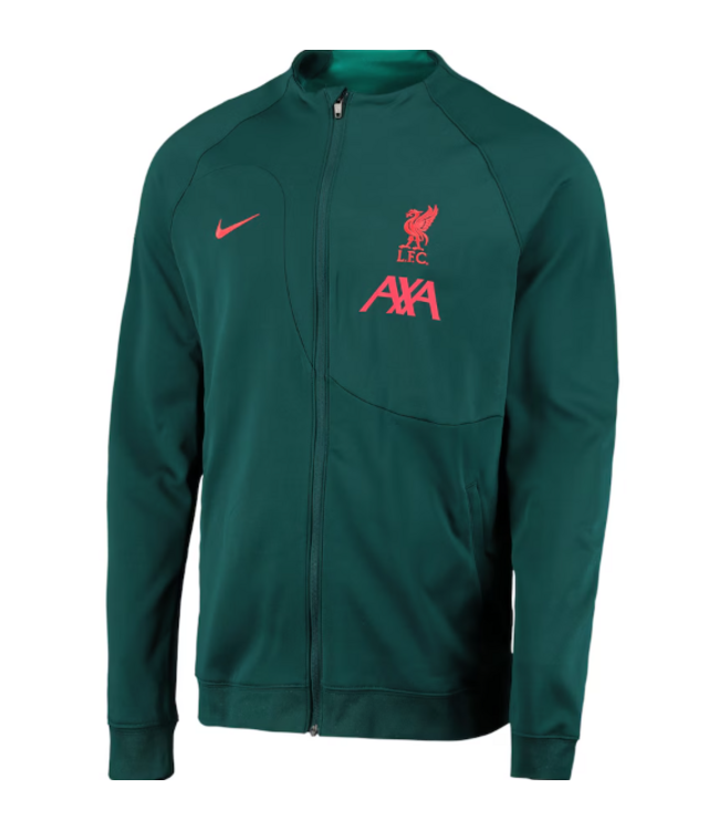 Nike Nike 2022-2023 Liverpool Academy Pro Anthem Jacket - Dark Atomic Teal/Siren Red