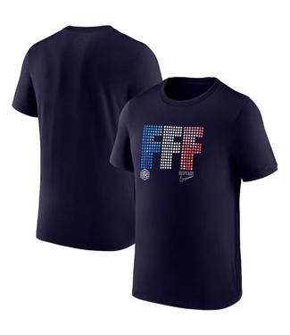 Nike Nike France Euro 2024 FFF Lights Shirt - Blackened Blue