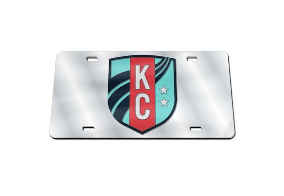 Wincraft NWSL KC Current Specialty Acrylic License Plate - Silver