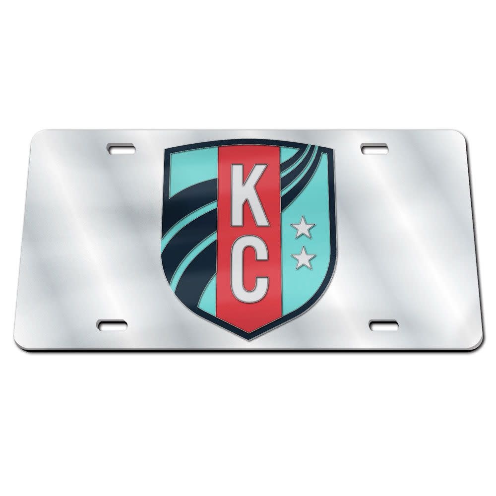 Wincraft NWSL KC Current Specialty Acrylic License Plate - Silver