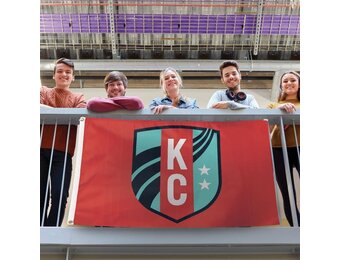 WinCraft Kansas City KC Current Deluxe Flag 3'x5' - Red