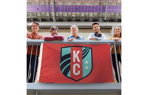 WinCraft Kansas City KC Current Deluxe Flag 3'x5' - Red