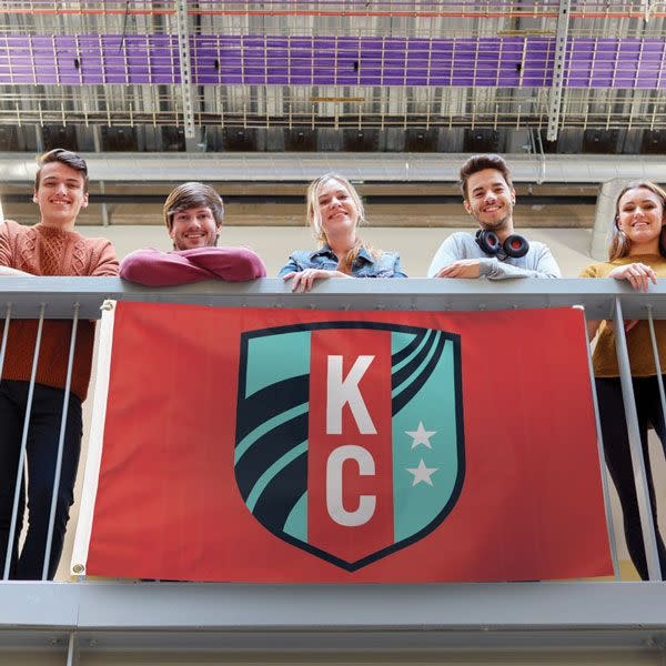 WinCraft Kansas City KC Current Deluxe Flag 3'x5' - Red