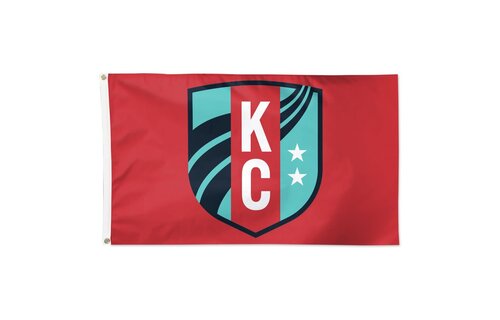 WinCraft Kansas City KC Current Deluxe Flag 3'x5' - Red