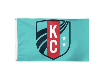WinCraft Kansas City KC Current Deluxe Flag 3'x5' - Teal