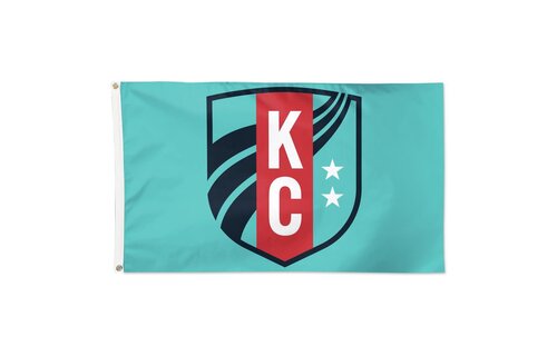 WinCraft Kansas City KC Current Deluxe Flag 3'x5' - Teal