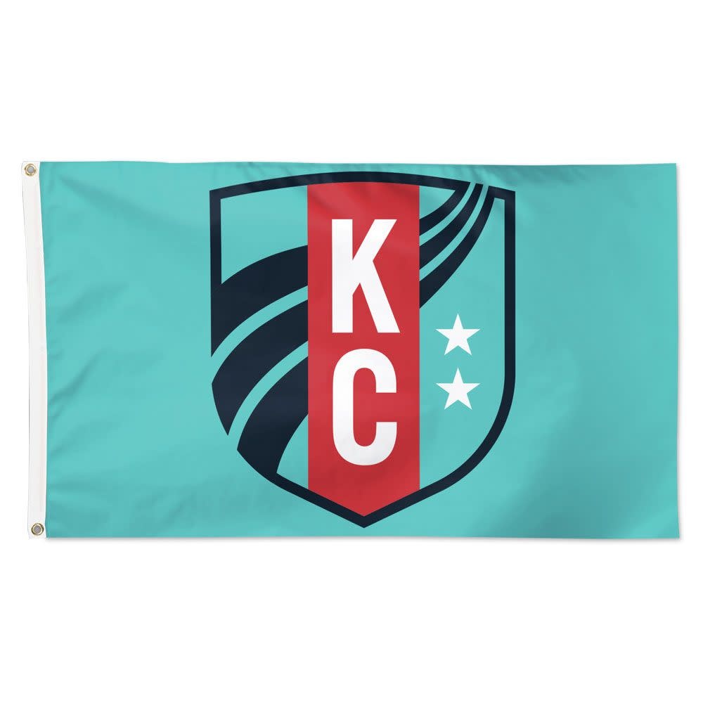 WinCraft Kansas City KC Current Deluxe Flag 3'x5' - Teal