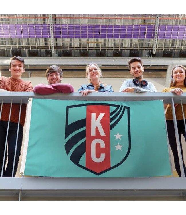 Wincraft WinCraft Kansas City KC Current Deluxe Flag 3'x5' - Teal