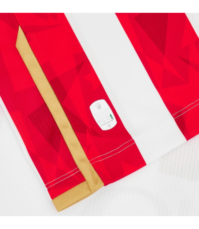 Macron Macron Red Star Belgrade 2024 - 25 Authentic Home Jersey - Red/White/Gold