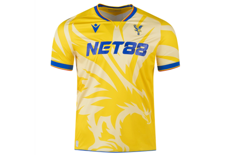 Macron Crystal Palace 2024 - 25 Authentic Away Jersey - Yellow/Royal Blue