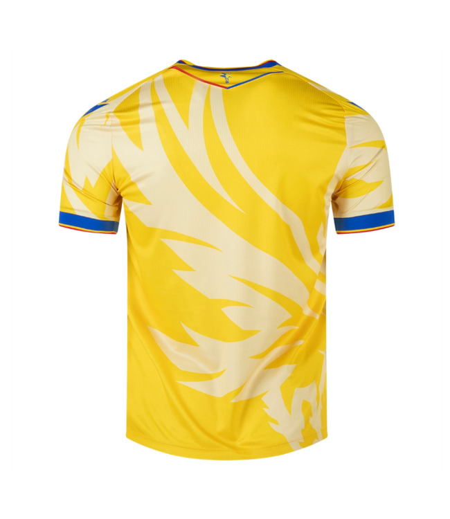 Macron Macron Crystal Palace 2024 - 25 Authentic Away Jersey - Yellow/Royal Blue