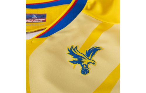 Macron Crystal Palace 2024 - 25 Authentic Away Jersey - Yellow/Royal Blue